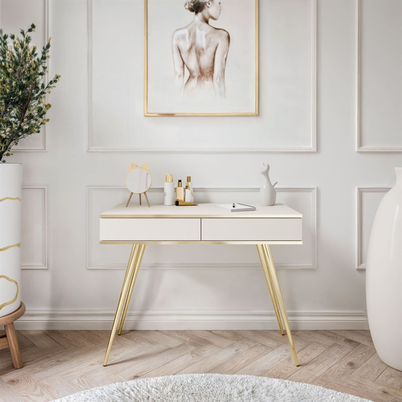 102cm Console Table, Beige