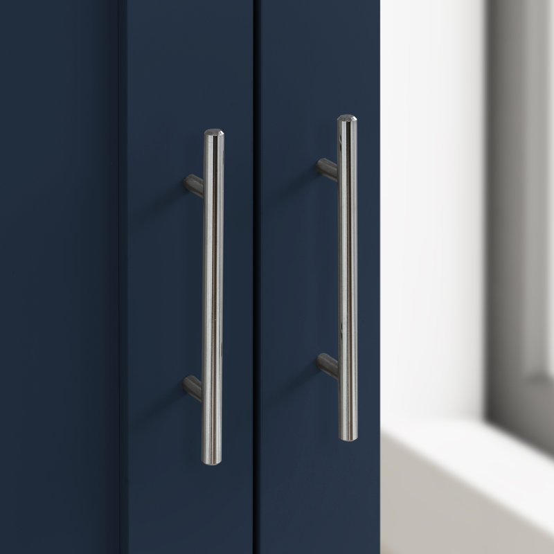 Napanoch 2 Door Wardrobe, Navy