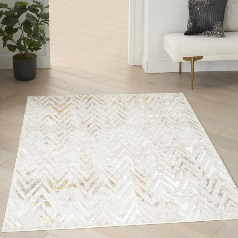 Cadmoin Chevron Area Rug, Rectangle 119 x 180cm