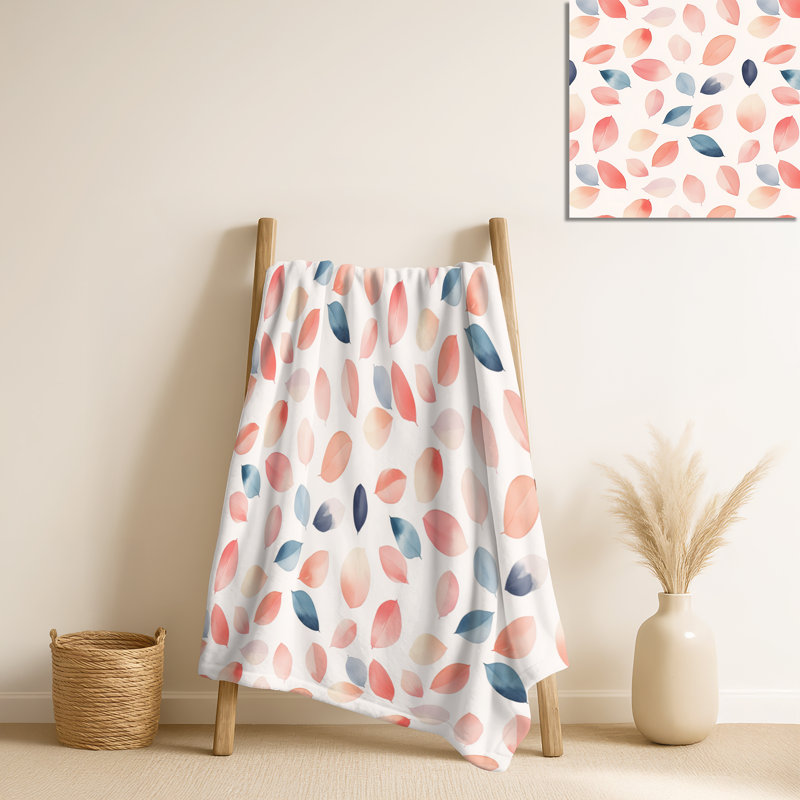 Jolis pétales - couverture polaire pour adolescents
