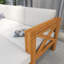 Ensemble de conversation modulaire en bois massif 5 pièces avec coussins-151808246