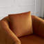 Fauteuil pivotant en velours-2029281565