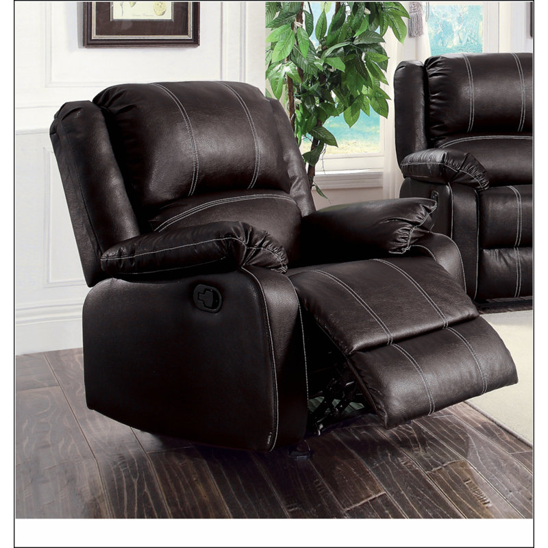 Fauteuil inclinable en cuir