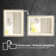 Miroir de salle de bain Edlun-817757556-817757558