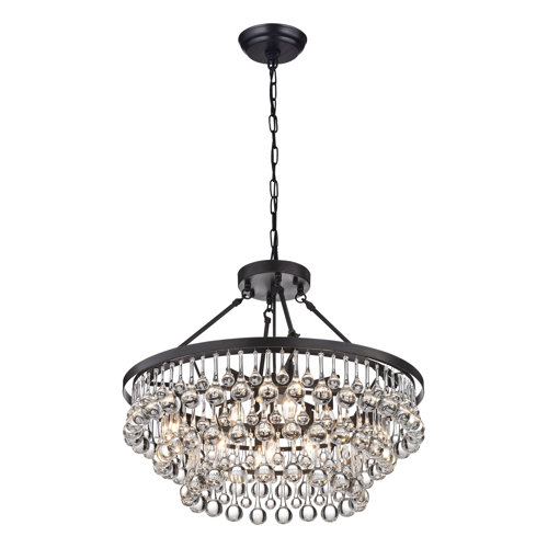 Willa Arlo Interiors Watts 9 - Light Dimmable Tiered Chandelier ...