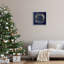 Art mural en toile «Noel Holiday Wreath» par Victoria Barnes-891125302-891125307