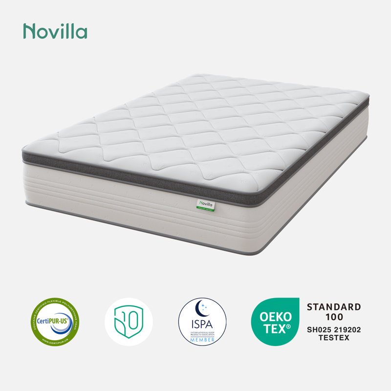 24cm Memory Foam Pocket Sprung Mattress, Small Double (4')