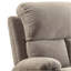 Fauteuil inclinable gris avec porte-gobelet-1466128318