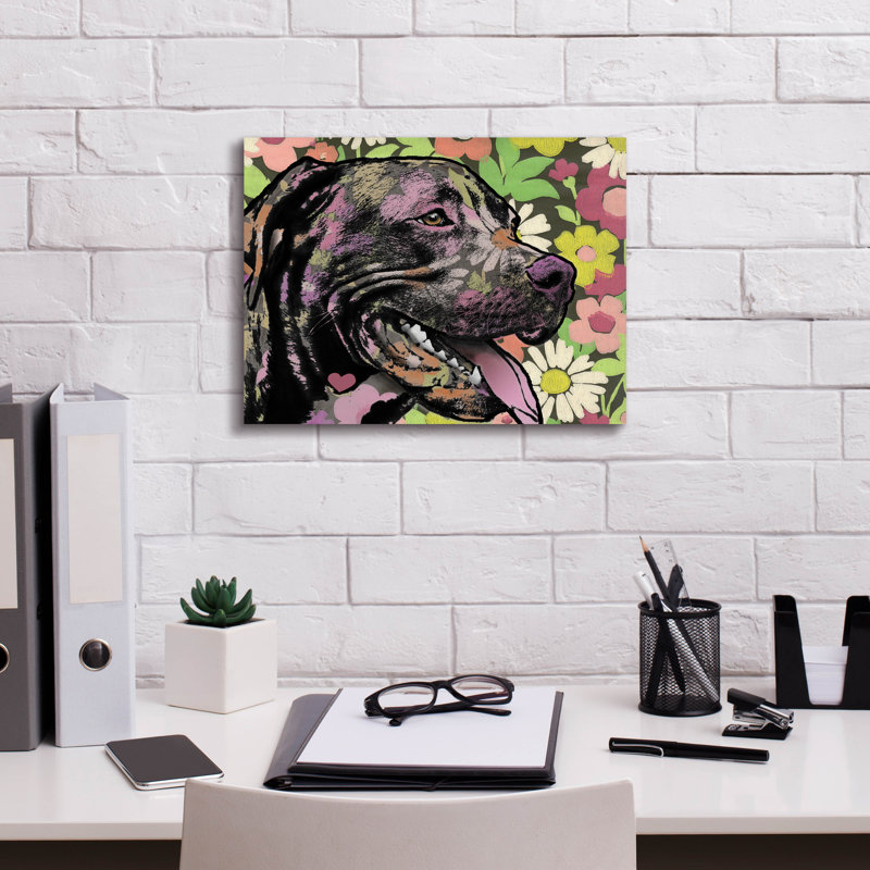 «Out There» par Dean Russo, art mural sur toile, H 12 po x l 16 po x P 0,75 po