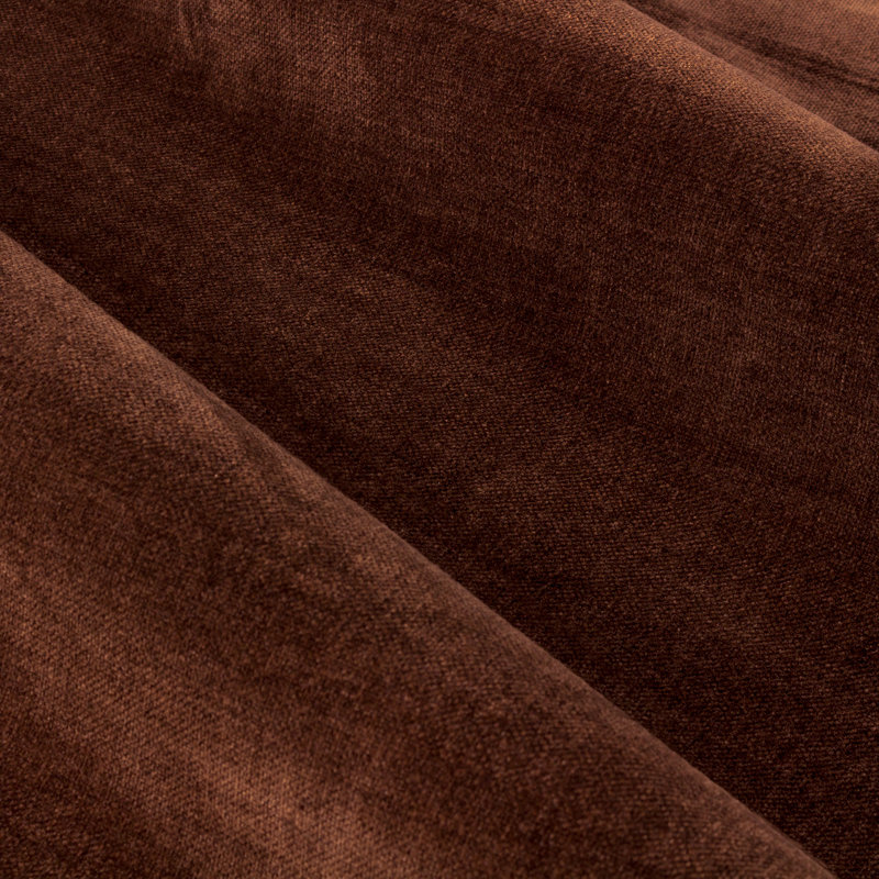 Heavy Chenille Room Darkening Pencil Pleat Curtains, Wine Red, 117 W x 137 D cm