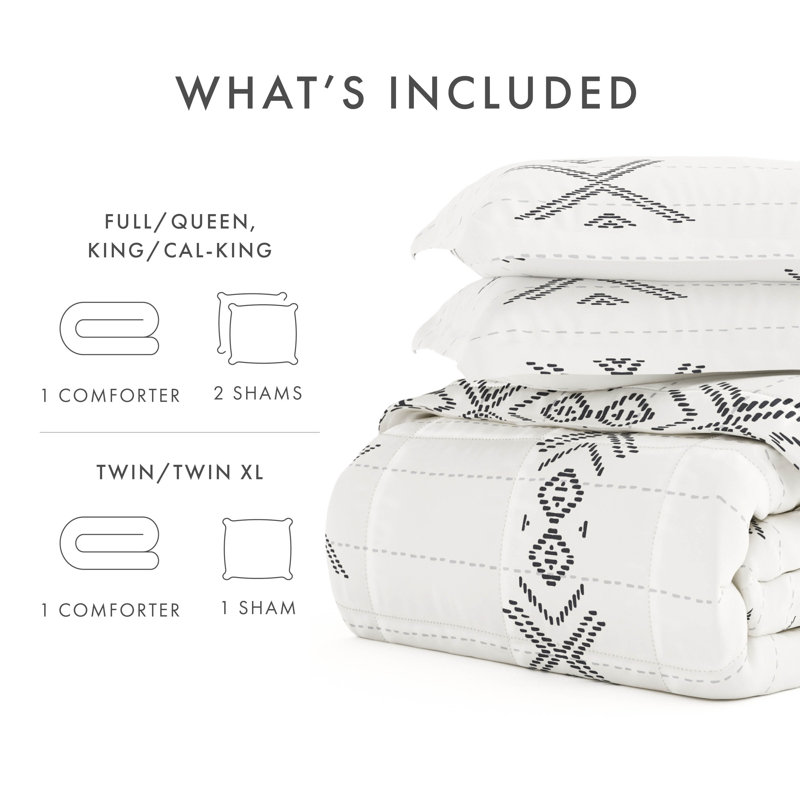 King Gray Reversible Microfiber Down Alternative Comforter Set