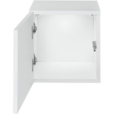 Modern Wall Hung Cabinet Switch SW5 in White 30cm