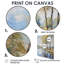 Spring Trees By The Country River - Lake Wall Art-1316901411-1316901436