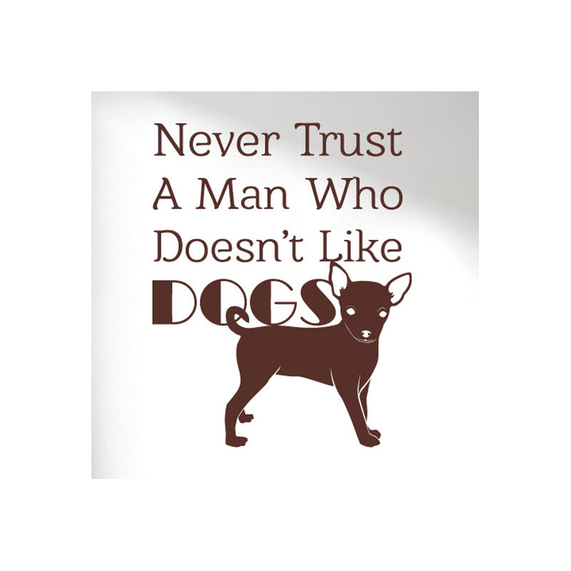 Non-Wall Damaging Wall Decal, Brown, Large