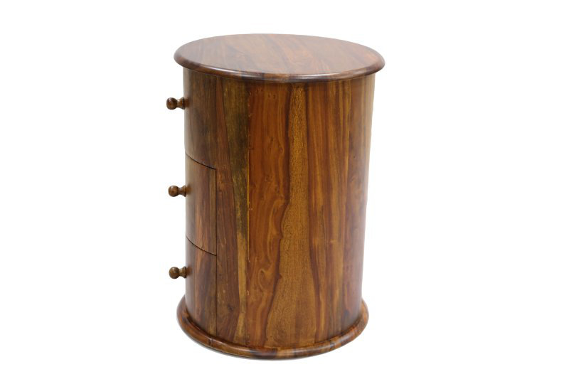 44cm W Solid Wood Bedside Table