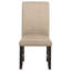 Chaise d'appoint de salle à manger revêtue de similicuir Vinia (ensemble de 2)-2088385423