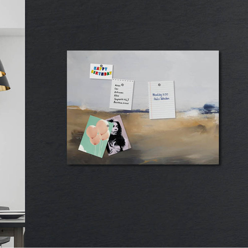 Magnetic Glass Photo Memo Board
