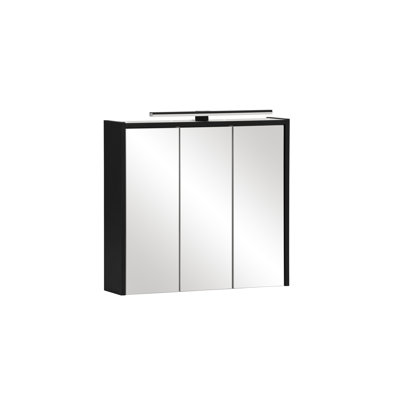 Bentzion 65mm W 62.7mm H Wall Mounted Required Medicine Cabinet Mirror 6 Adjustable