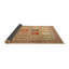 Tapis contemporain brun / noir / bleu-1943749819
