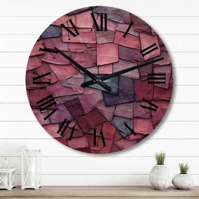 Horloge murale en bois massif Tamsin