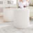 Ottoman Poufs With Storage, Set Of 2 Soft Upholstered Vanity Stool,Multifunctional Ottomans Coffee Table Padded Seat Foot Rest For Living(White, Pack Of 2)