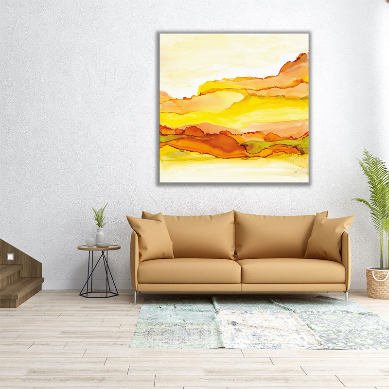 Yellowscape I - Canvas Print Wall Art, 24" H x 24" W