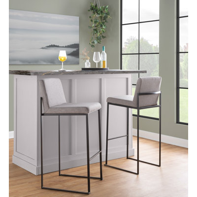 Brieon High Back Upholstered Bar & Counter Stool (Set of 2)
