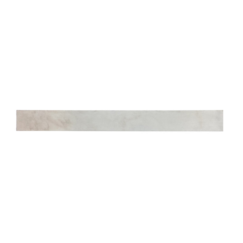 36" White Marble Backsplash