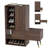 20 Pair Shoe Storage Cabinet