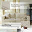 Housse amovible pour causeuse de rangement en chenille 76 po Bessette-60140779