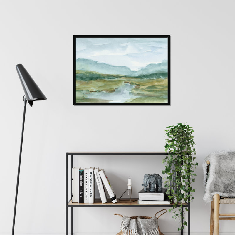 Sketchbook IV by Ethan Harper - Painting, Black Single Picture Framed Paper, 55cm H x 80cm W