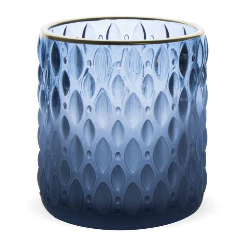Ancle Glass Tabletop, Blue