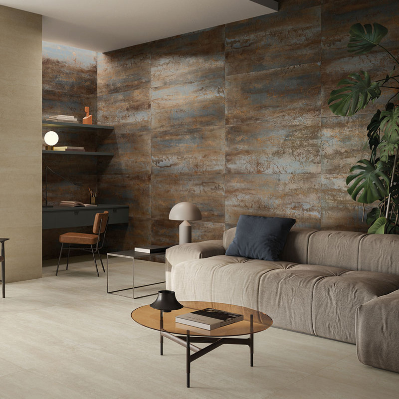 Iridium 24X48 Porcelain Tile, Dark Brown