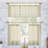 Archaeo Akari Slub Textured Linen Blend Semi-Sheer Rod Pocket Kitchen Curtain Tier Pair-1892771868-1892771871