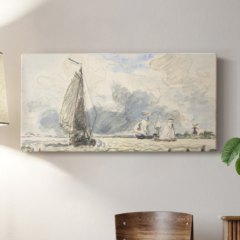 Série nautique-CDLVII- Toile tendue avec châssis - Prêt à accrocher, H 24 po x l 48 po