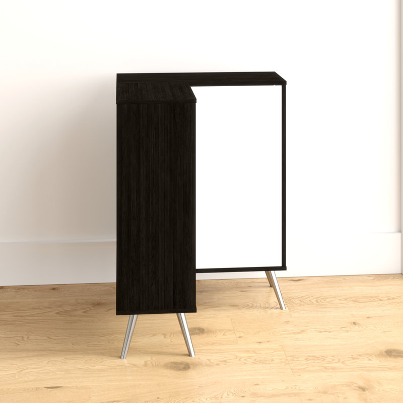 Raynham Accent Cabinet, Deep Gray/White