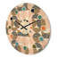 Horloge murale circulaire en bois IV-63892705