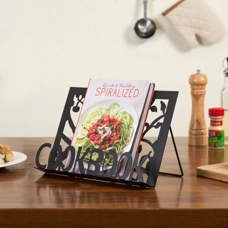 Metal Cutout Countertop Tablet Holder Accessory
