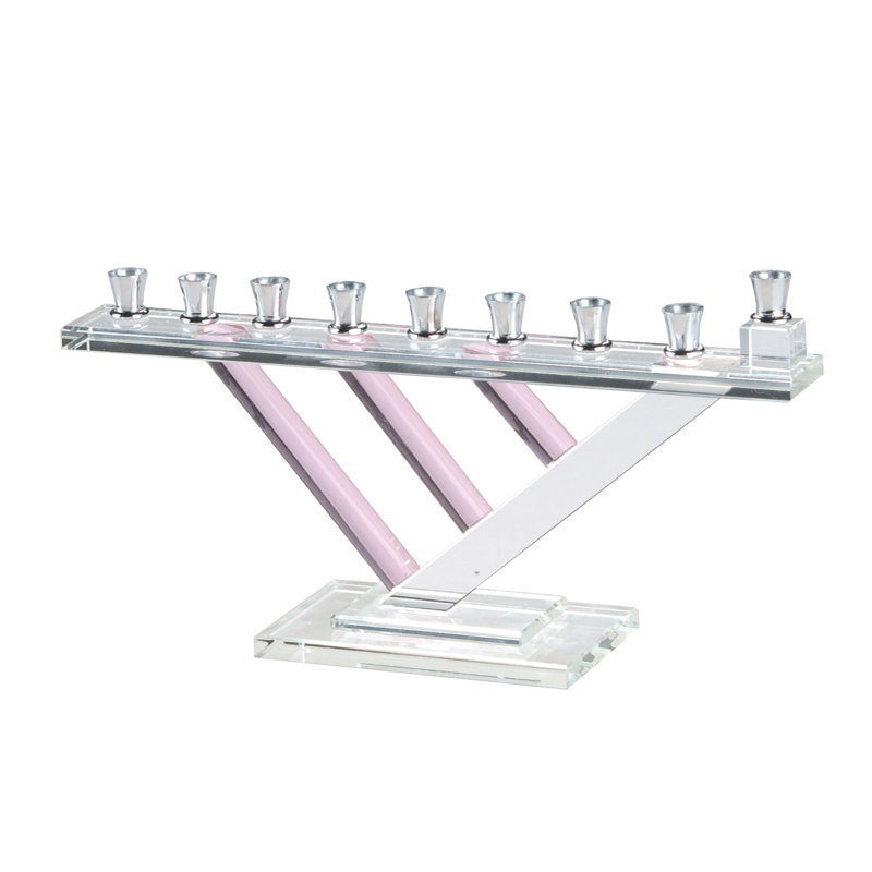 Crystal Menorah, Pink