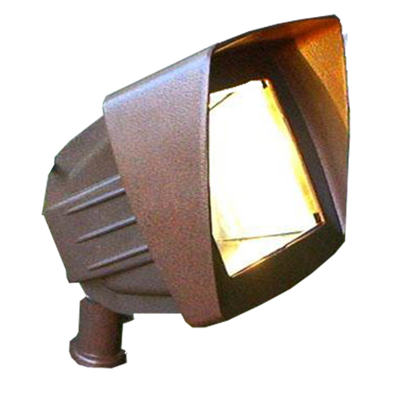 Projecteur DEL DL04 brun à basse tension, Bronze