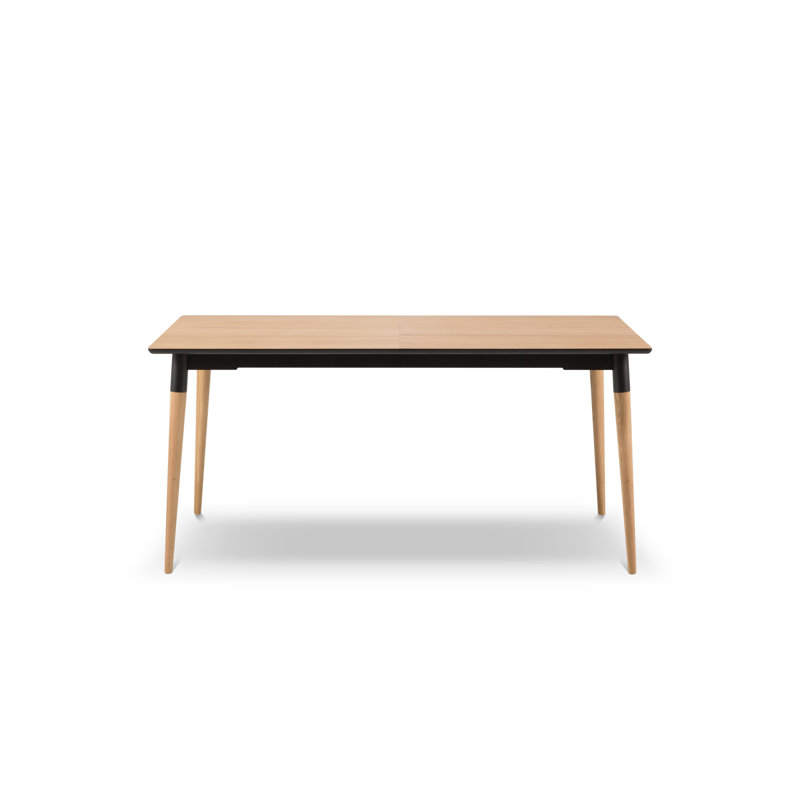 Collazo Extendable Solid Wood Base Dining Table, Natural, H74 x L120 x W80cm