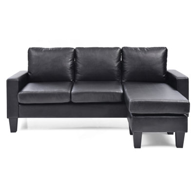 Sofa Chaise , BLACK