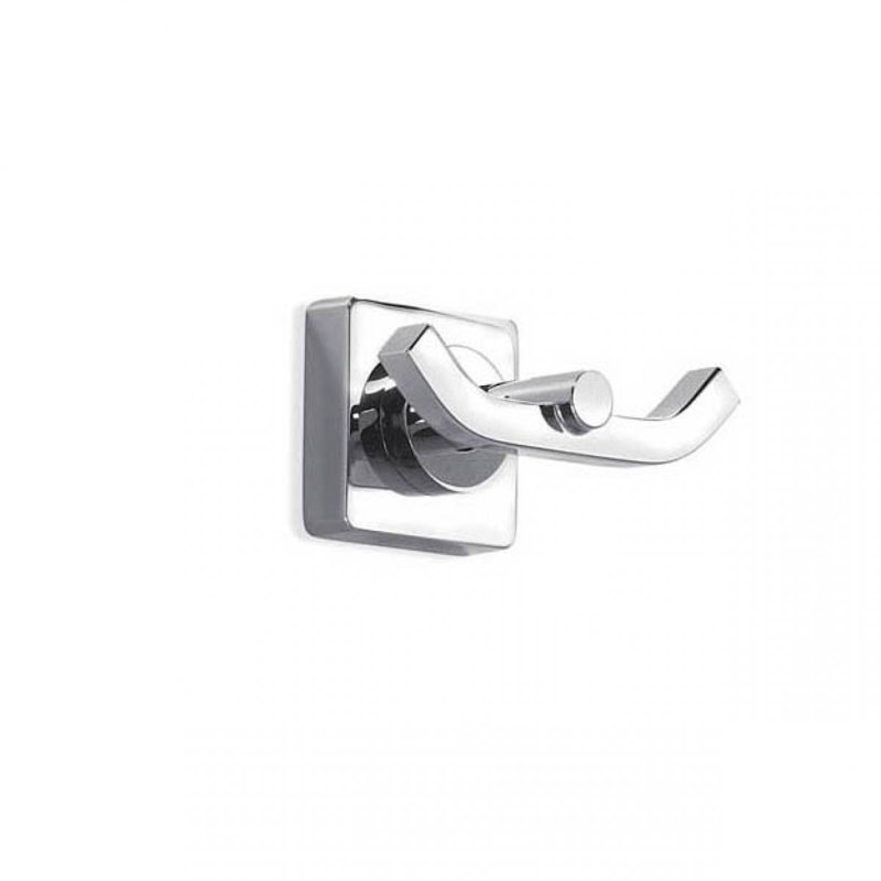 Quadro Wall Mounted Double Bathroom Towel Hook