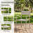 4-Person Round Patio Dining Set With Stackable Chairs-1102901847