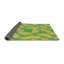 Tapis décoratif jaune Pledger-769886029