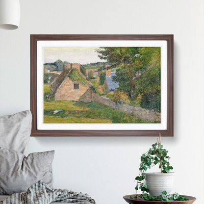 The Field of Derout-Lollichon by Paul Gauguin - Picture Frame Painting