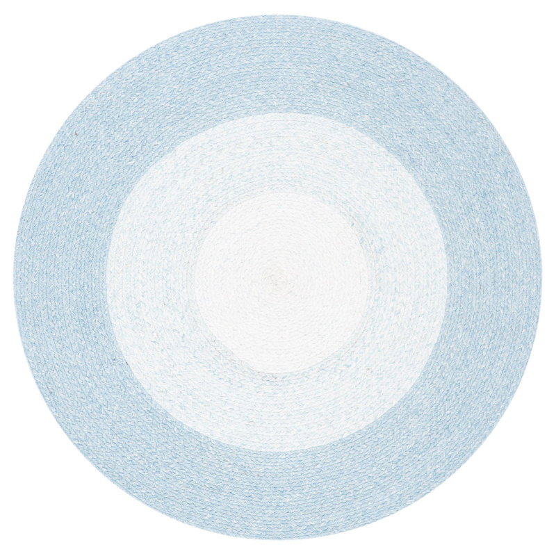 Wallin Hand Woven Performance Rug, Round 4'