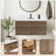 Ensemble de meuble-lavabo mural 48 po-129467952-129467953