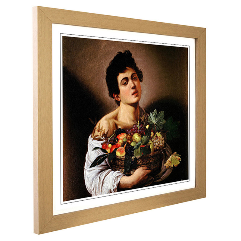 Caravaggio - Single Picture Frame Painting, Oak
