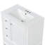 Meuble-lavabo durable en bois massif et en panneau de fibres à densité moyenne avec lavabo en céramique et poignées en métal élégantes, parfaites pour les salles de bain modernes-1228255351
